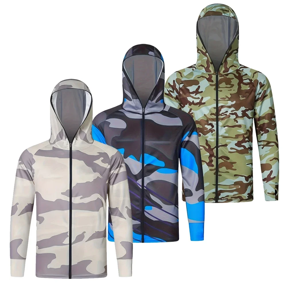 Clothes Fishing Shirt Jacket Ice Silk Quick Dry Sports Clothing Sun Protection Anti-UV Breathable Fishing Hooded
Clothes Fishing Shirt Jacket Ice Silk Quick Dry Sports Clothing Sun Protection Anti-UV Breathable Fishing Hooded