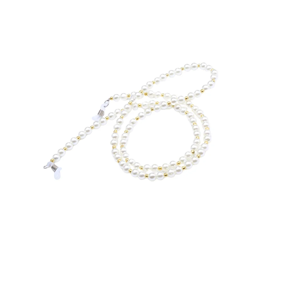 Simulated Pearl Eyeglass Chain Durable Anti-Slip Stop Falling Work Use Glasses Strap Eyeglass Chain Glasses Strap 
Simulated Pearl Eyeglass Chain Durable Anti-Slip Stop Falling Work Use Glasses Strap Eyeglass Chain Glasses Strap