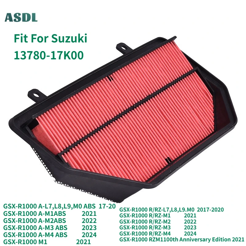 1000cc Motorcycle Engine Air Filter Cleaner Air Intake Filter Element For Suzuki GSX-R1000 A-L7-L9 M1-M4 GSXR1000 R/RZ GSXR 1000
1000cc Motorcycle Engine Air Filter Cleaner Air Intake Filter Element For Suzuki GSX-R1000 A-L7-L9 M1-M4 GSXR1000 R/RZ GSXR 1000