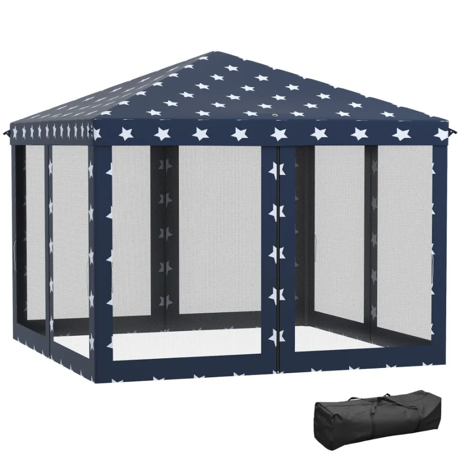 10' x 10' Pop Up Canopy Tent with Netting Instant Gazebo Ez up Screen House Room with Carry Bag Height Adjustable for Outdoor
10' x 10' Pop Up Canopy Tent with Netting Instant Gazebo Ez up Screen House Room with Carry Bag Height Adjustable for Outdoor