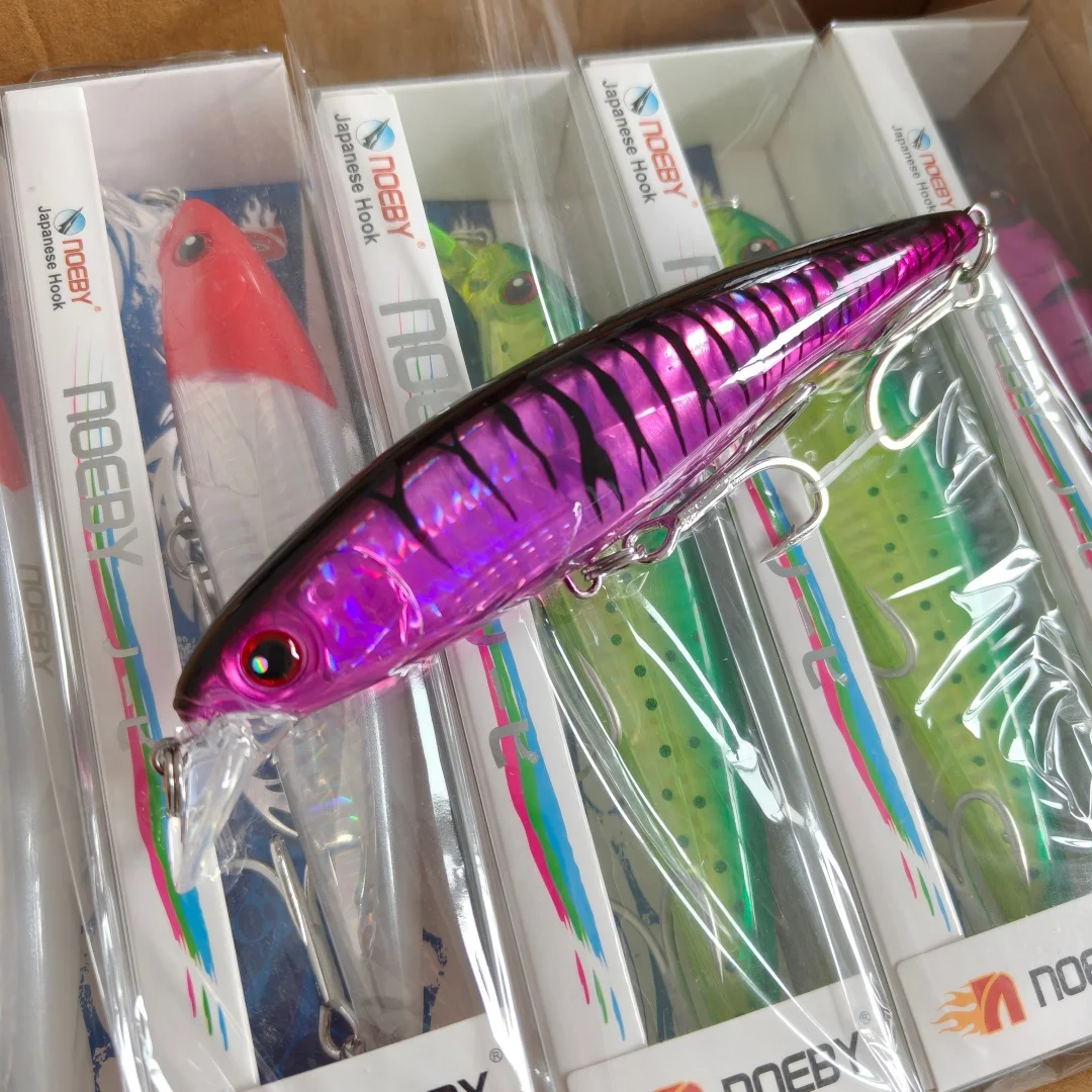 NOEBY 3PCS 14cm 40g Minnow Floating Lure 2.5m Diving Depth - Saltwater Freshwater Fishing Lures for Bass, Pike, Walleye, Trout
NOEBY 3PCS 14cm 40g Minnow Floating Lure 2.5m Diving Depth - Saltwater Freshwater Fishing Lures for Bass, Pike, Walleye, Trout