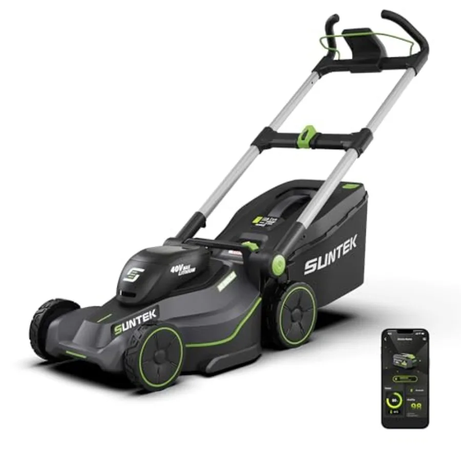 Аккумуляторная электрическая газонокосилка 40В, 18 дюймов, бесщеточная, с литий-ионным аккумулятором 4.0 Ач и быстрым зарядным устройством
Аккумуляторная электрическая газонокосилка 40В, 18 дюймов, бесщеточная, с литий-ионным аккумулятором 4.0 Ач и быстрым зарядным устройством