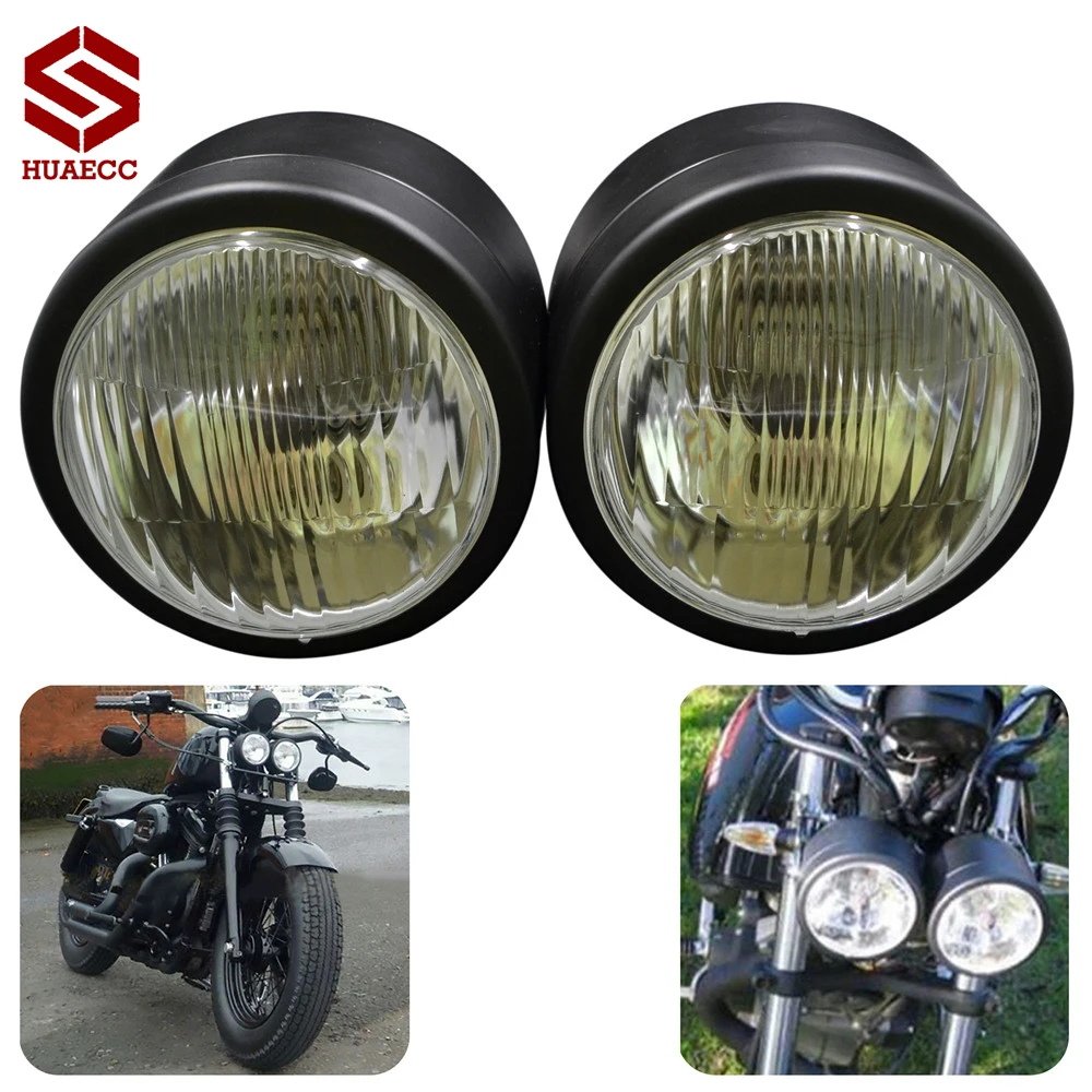4-1/4'' 55W Matt Black Twin Dominator Motorcycle Headlight Halogen Light Dual Streetfighter Cafe Racer Custom Dirt Bike
4-1/4'' 55W Matt Black Twin Dominator Motorcycle Headlight Halogen Light Dual Streetfighter Cafe Racer Custom Dirt Bike