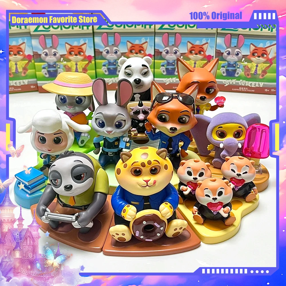 Miniso Zootopia Sit Nicely Series Blind Box Cute Disney Nick Judy Anime Figures Mystery Box Collection Model Surprise Gift Toys 
Miniso Zootopia Sit Nicely Series Blind Box Cute Disney Nick Judy Anime Figures Mystery Box Collection Model Surprise Gift Toys