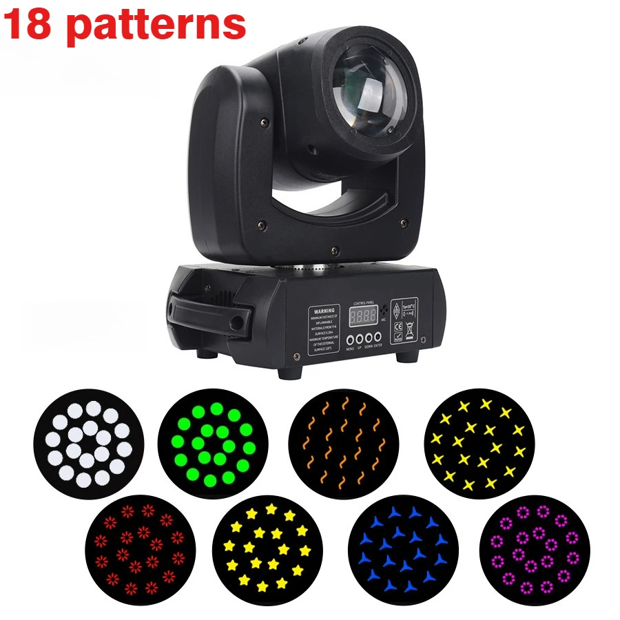 Mini LED Beam Movind Head Lights 18 Patterns RGBW 4in1 Super Bright 90W DJ Dmx Control Disco Flash Strobe Wash Stage Effects
Mini LED Beam Movind Head Lights 18 Patterns RGBW 4in1 Super Bright 90W DJ Dmx Control Disco Flash Strobe Wash Stage Effects