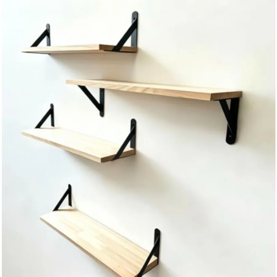 Solid Wood Floating Shelves for Wall, Red Pine Shelves for Living Room, Bathroom, Bedroom, Kitchen, Home Decor Set of 4
Solid Wood Floating Shelves for Wall, Red Pine Shelves for Living Room, Bathroom, Bedroom, Kitchen, Home Decor Set of 4