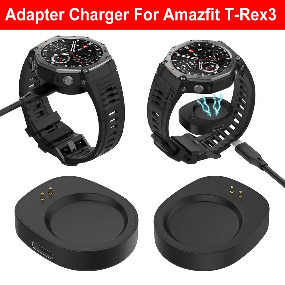 Smartwatch Charger Adapter Dock for Amazfit Balance A2286 and T-Rex 3 A2322 with Magnetic Interface and Fast Charging
Smartwatch Charger Adapter Dock for Amazfit Balance A2286 and T-Rex 3 A2322 with Magnetic Interface and Fast Charging