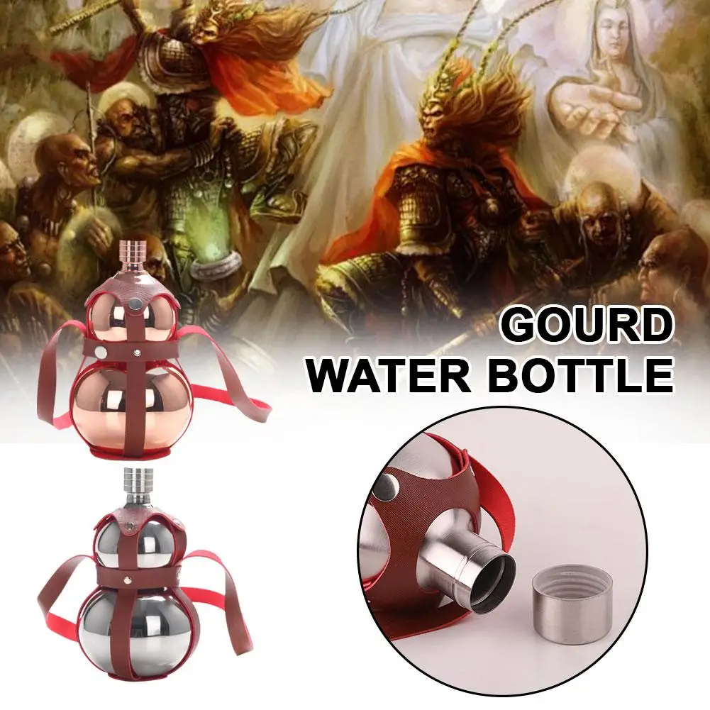Steel Hip Flask Portable Gourd Shape Flagon Vodka Flask Wine Alcohol Wine Outdoor Bottle Drinkware Pot Whiskey I2R7
Steel Hip Flask Portable Gourd Shape Flagon Vodka Flask Wine Alcohol Wine Outdoor Bottle Drinkware Pot Whiskey I2R7