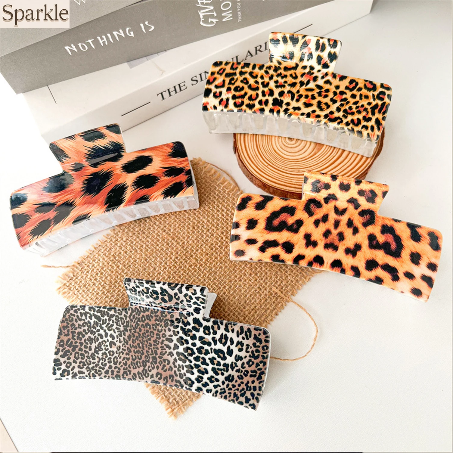 Leopard Large Hair Claw Clips for Women Girls Fashion Ponytail Hairpin Crab Barrette Hair Accessories Gift
Leopard Large Hair Claw Clips for Women Girls Fashion Ponytail Hairpin Crab Barrette Hair Accessories Gift