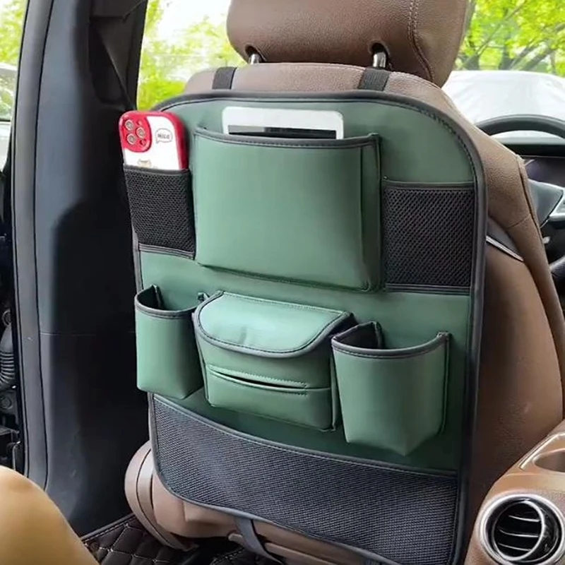 Light Luxury Leather Car Seat Back Multi-Pocket Storage Bag, Organizer, Holder, Accessory, Foldable, Storage Organization
Light Luxury Leather Car Seat Back Multi-Pocket Storage Bag, Organizer, Holder, Accessory, Foldable, Storage Organization