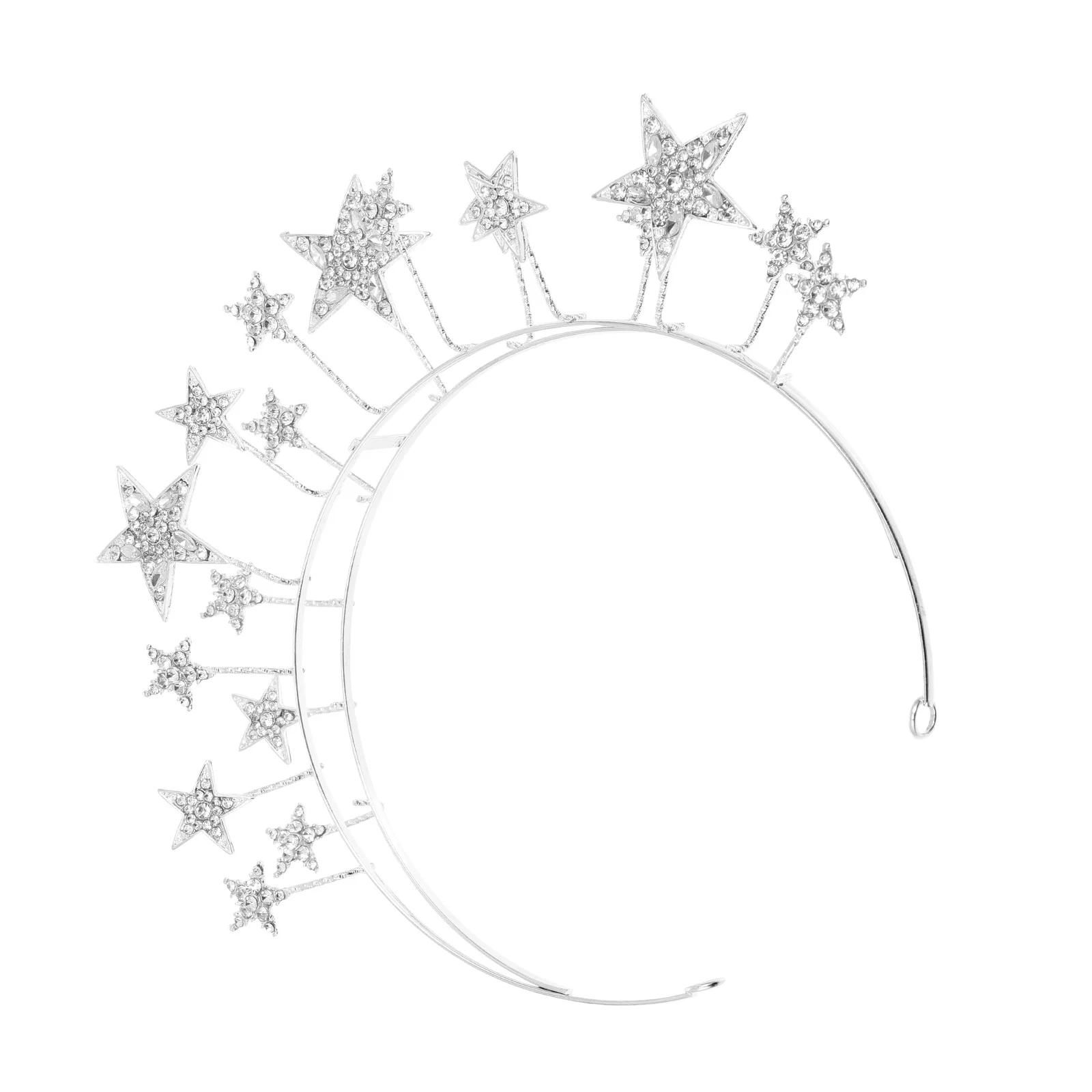 Shiny Star Headband Silver Premium Lightweight Bridal Wedding Headpiece for Bride Bridesmaid Party Holiday Cosplay Photography
Shiny Star Headband Silver Premium Lightweight Bridal Wedding Headpiece for Bride Bridesmaid Party Holiday Cosplay Photography