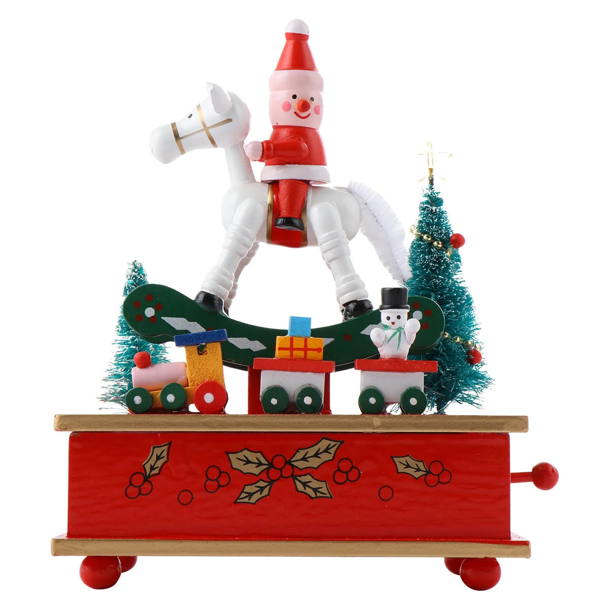 Wooden Christmas Music Box Lovely Low Price Portable Horse Shaped Gift for Child Bedroom Living Room Study Office Decor 
Wooden Christmas Music Box Lovely Low Price Portable Horse Shaped Gift for Child Bedroom Living Room Study Office Decor