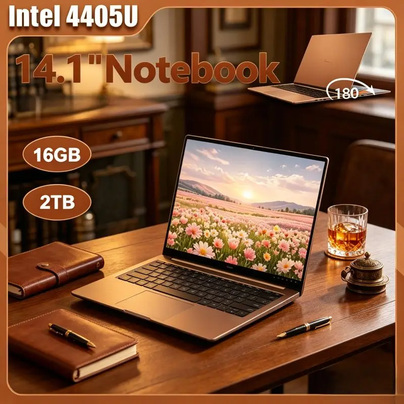 2026 Released 14.1 Inch Portable Office Laptop with Intel 4405U, Preinstalled Win11, 32GB DDR4 Memory and Large-capacity 2TB SSD
2026 Released 14.1 Inch Portable Office Laptop with Intel 4405U, Preinstalled Win11, 32GB DDR4 Memory and Large-capacity 2TB SSD