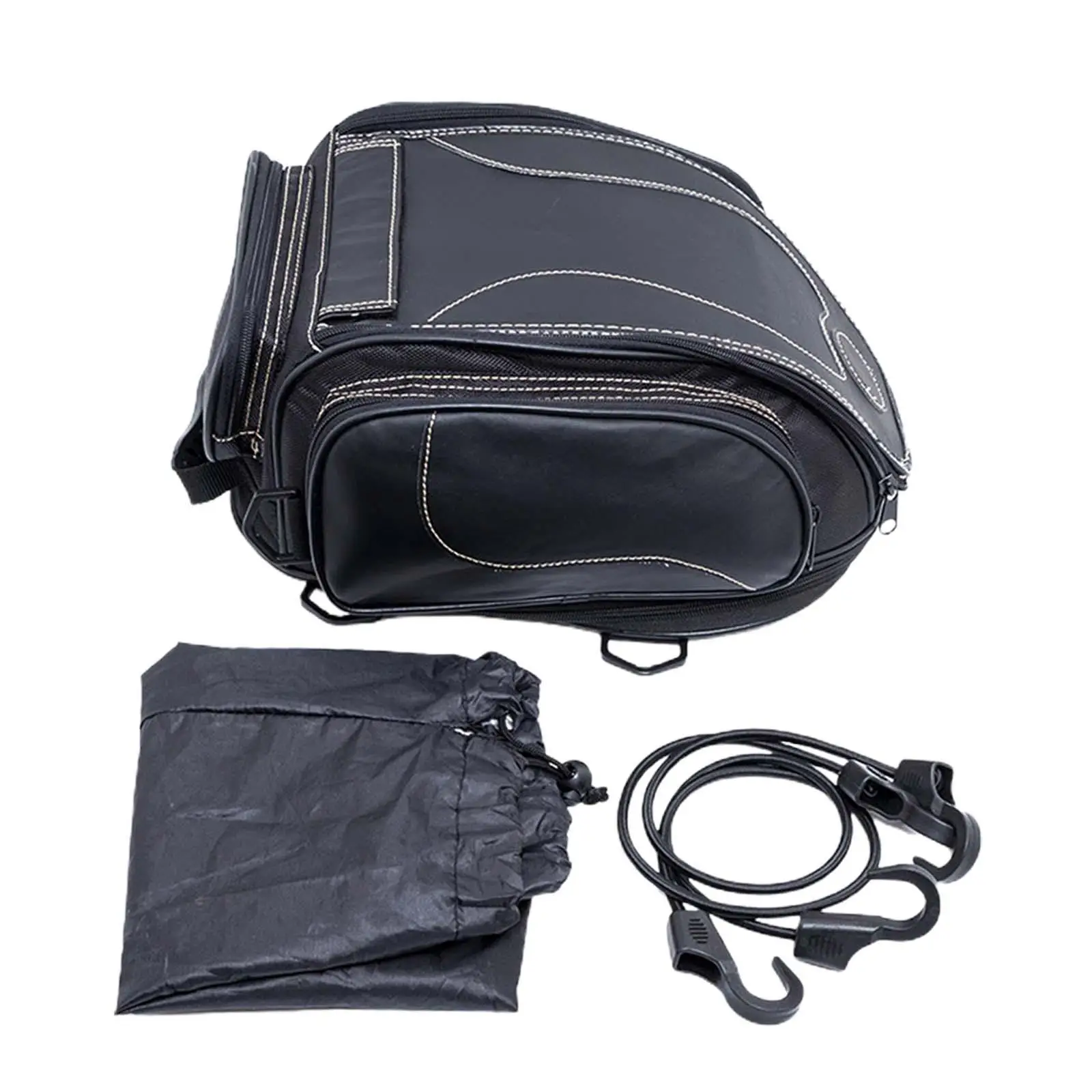 Generic Motorcycle Tail Bag PU Leather Easy to Clean Fashionable Rainproof Waterproof Motorcycle Travel Bag for Accessories
Generic Motorcycle Tail Bag PU Leather Easy to Clean Fashionable Rainproof Waterproof Motorcycle Travel Bag for Accessories