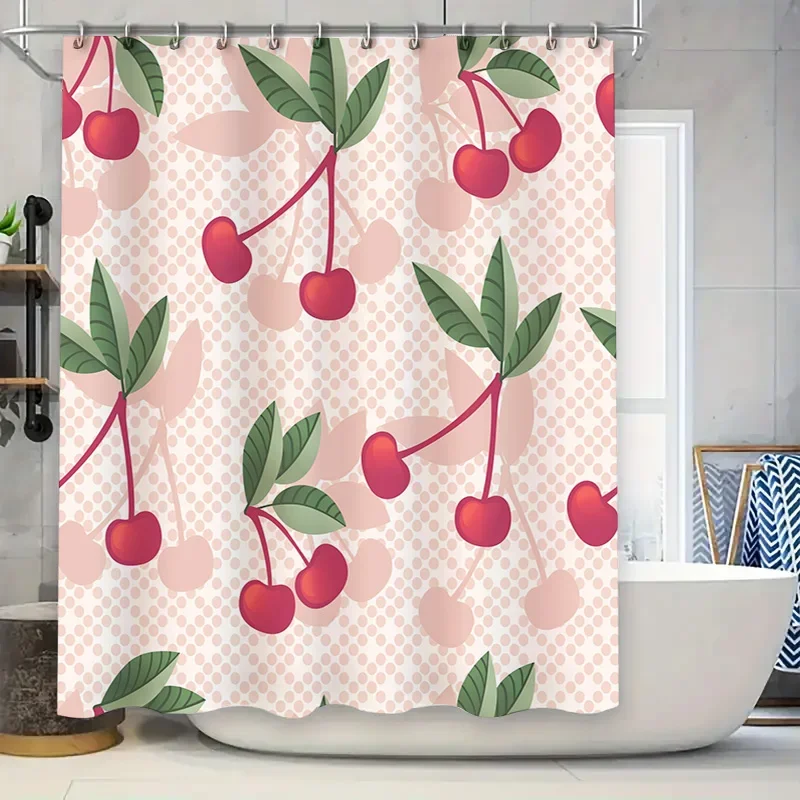 Розовая вишневая занавеска для душа с 3D принтом, декор для ванной комнаты, водоотталкивающая ткань, идеально подходящая для домашних ванных комнат
Розовая вишневая занавеска для душа с 3D принтом, декор для ванной комнаты, водоотталкивающая ткань, идеально подходящая для домашних ванных комнат