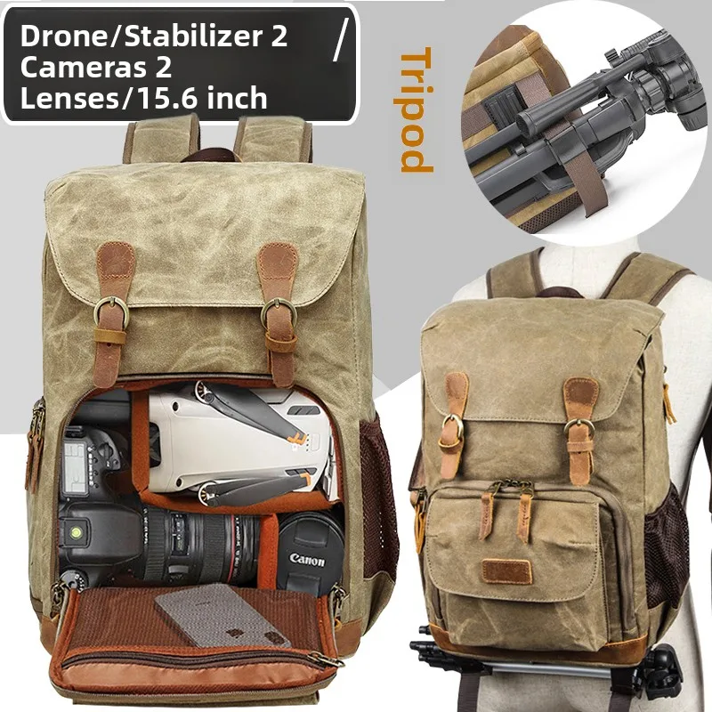 Large Capacity Retro Photography Camera Bag Unisex Outdoor Travel Professional DSLR Backpack Integrated Drone Bag for Men And...
Large Capacity Retro Photography Camera Bag Unisex Outdoor Travel Professional DSLR Backpack Integrated Drone Bag for Men And...