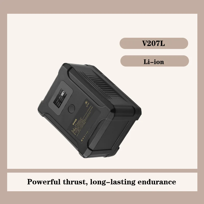 For Sony NP F Series Battery VL 207L V Mount Broadcast Camera Battery for Camcorder High Capacity 3C Certified
For Sony NP F Series Battery VL 207L V Mount Broadcast Camera Battery for Camcorder High Capacity 3C Certified
