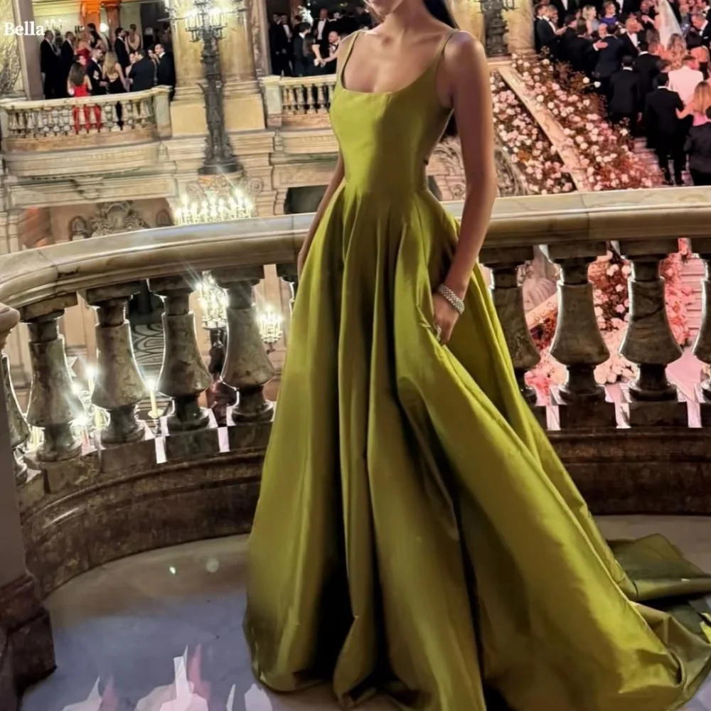 Customized Exquisite Women Prom Dress Sleeveless Charming A-line Spaghetti Strap Floor Length Party Dress Women Evening Gown
Customized Exquisite Women Prom Dress Sleeveless Charming A-line Spaghetti Strap Floor Length Party Dress Women Evening Gown