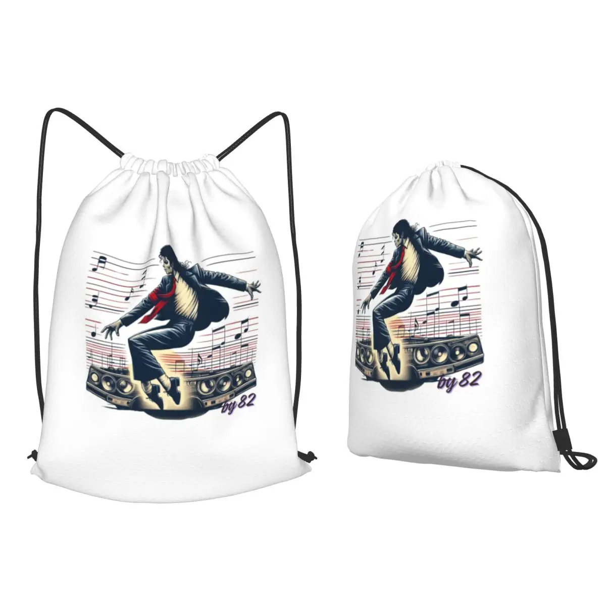 King Of Pop Tribute Backpacks Portable Drawstring Bundle Pocket Sundries Bag Book Bags for Man Woman Students
King Of Pop Tribute Backpacks Portable Drawstring Bundle Pocket Sundries Bag Book Bags for Man Woman Students