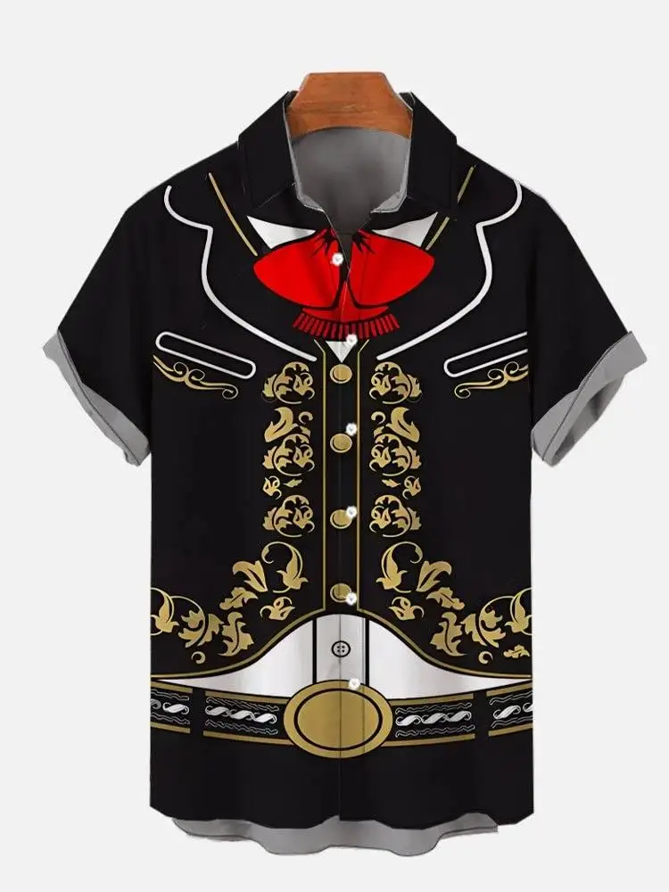 Mexican Costume T-Shirts Fake Suit 3D Print Summer Men's Hip-Hop Short Sleeve T Shirt Oversized Tees Harajuku Tops Man Clothing
Mexican Costume T-Shirts Fake Suit 3D Print Summer Men's Hip-Hop Short Sleeve T Shirt Oversized Tees Harajuku Tops Man Clothing