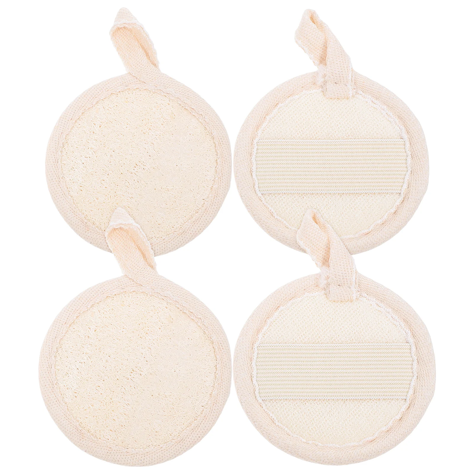 4Pcs Shower Loofah Scrubber Natural Fiber Body Washing Pad for Soft Skin Deep Pore Cleansing Bathroom Shower Loofah
4Pcs Shower Loofah Scrubber Natural Fiber Body Washing Pad for Soft Skin Deep Pore Cleansing Bathroom Shower Loofah