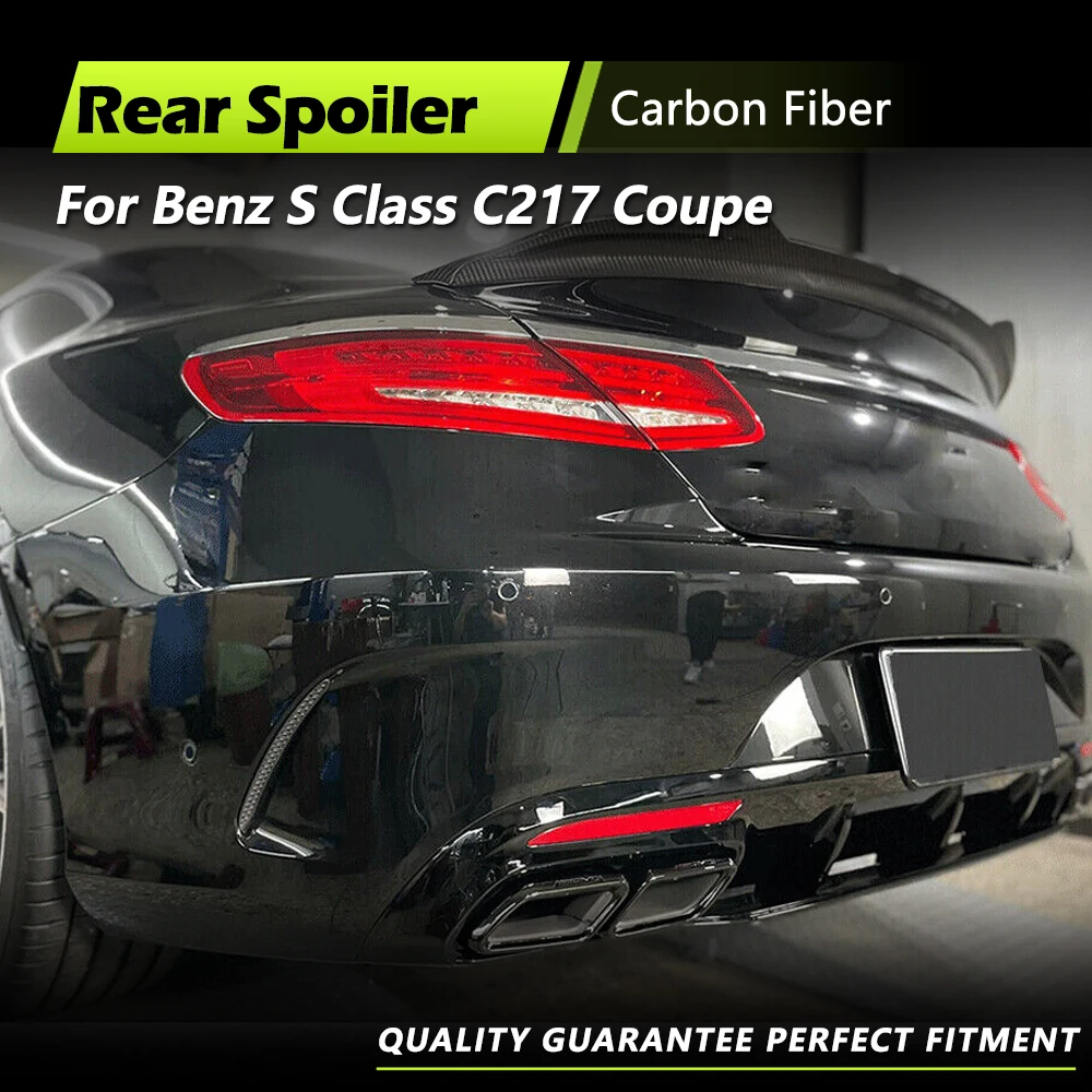 Автомобильный задний спойлер багажника, хвостовое крыло для Mercedes Benz S Class C217 S550 S63 AMG 2Door 2015-2020, задний спойлер багажника из углеродного волокна
Автомобильный задний спойлер багажника, хвостовое крыло для Mercedes Benz S Class C217 S550 S63 AMG 2Door 2015-2020, задний спойлер багажника из углеродного волокна