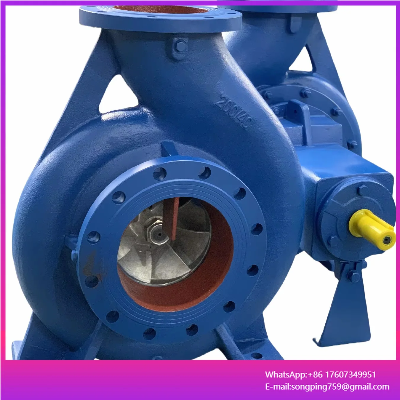 Pump Factory Direct Sale Clean Water High Quality Belt Driven Centrifugal Water Pump End Suction Pump for Marine
Pump Factory Direct Sale Clean Water High Quality Belt Driven Centrifugal Water Pump End Suction Pump for Marine
