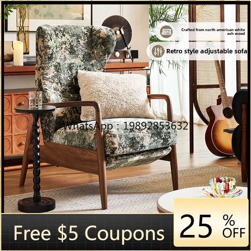 YFY Mid-Century Style Solid Wood Functional Folding Sofa Chair High-End Black Living Room Lazy Nap Chair Recliner
YFY Mid-Century Style Solid Wood Functional Folding Sofa Chair High-End Black Living Room Lazy Nap Chair Recliner