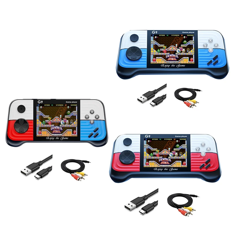 G9 Video Game Console 3.0 Inch Gamepad Built-In 666 Game Players Controller Support For Connecting TV For Children-Y96A
G9 Video Game Console 3.0 Inch Gamepad Built-In 666 Game Players Controller Support For Connecting TV For Children-Y96A