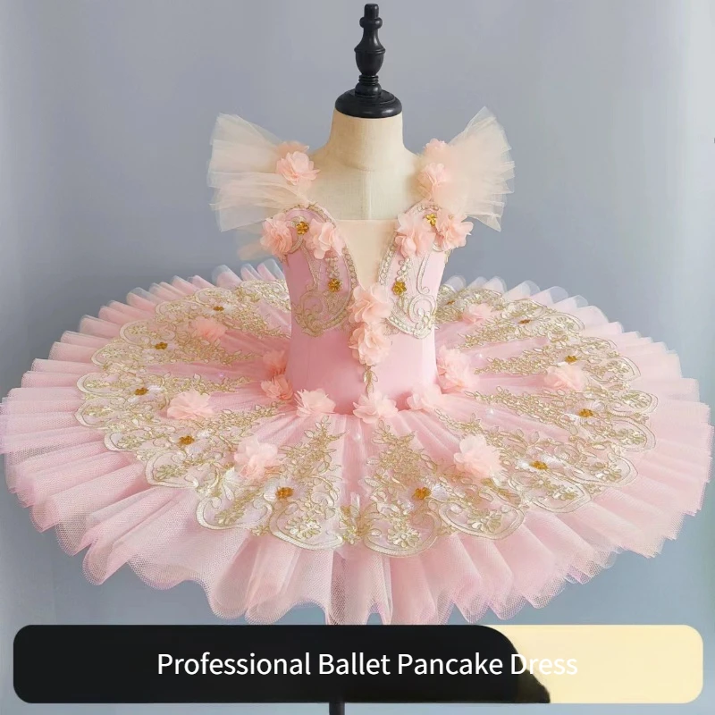 THEEPER Professional Pancake Ballet Tutu, 3D Flower Lace Embroidery Ballerina Costume Competition Recital Performance Dress
THEEPER Professional Pancake Ballet Tutu, 3D Flower Lace Embroidery Ballerina Costume Competition Recital Performance Dress