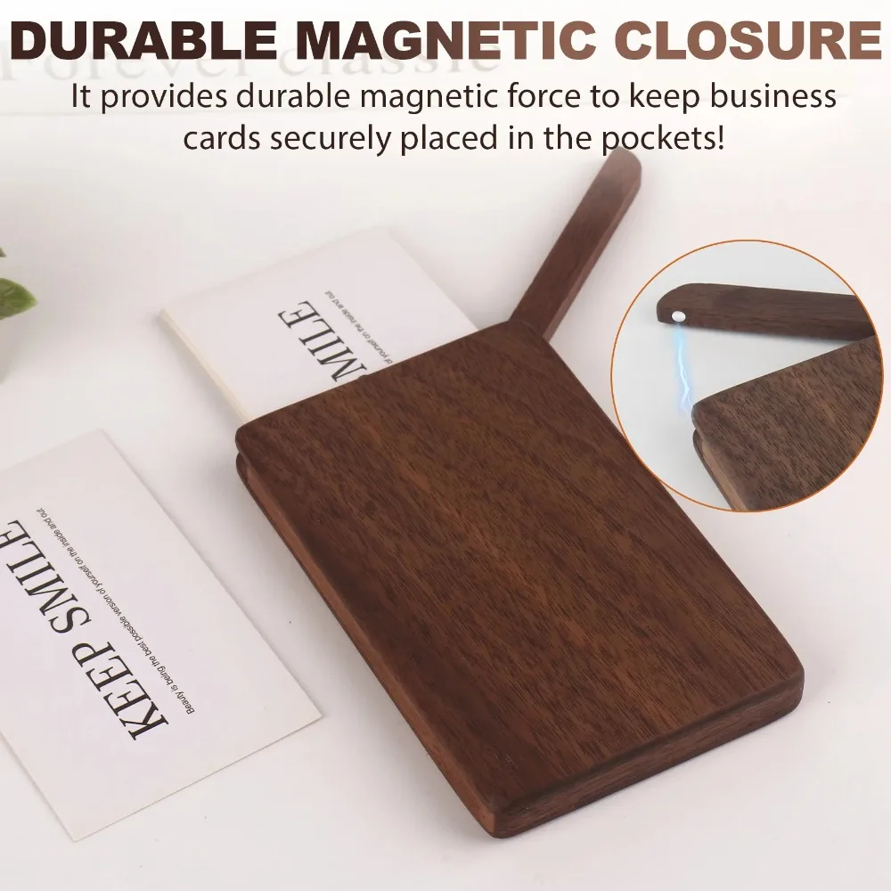 YOYAI Slim Card Case Magnet Wooden Business Card Holde Organizer Lightweight Carrier Box for Desk Accessories Professional Gifts
YOYAI Slim Card Case Magnet Wooden Business Card Holde Organizer Lightweight Carrier Box for Desk Accessories Professional Gifts