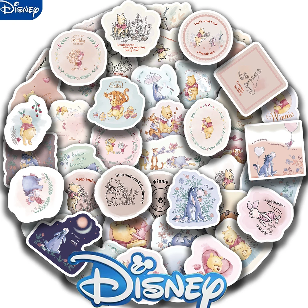 50pcs Disney Pooh Bear Stickers Color Edge Cartoon Graffiti Decals For Laptop Luggage Skateboard Diary Waterproof Sticker
50pcs Disney Pooh Bear Stickers Color Edge Cartoon Graffiti Decals For Laptop Luggage Skateboard Diary Waterproof Sticker