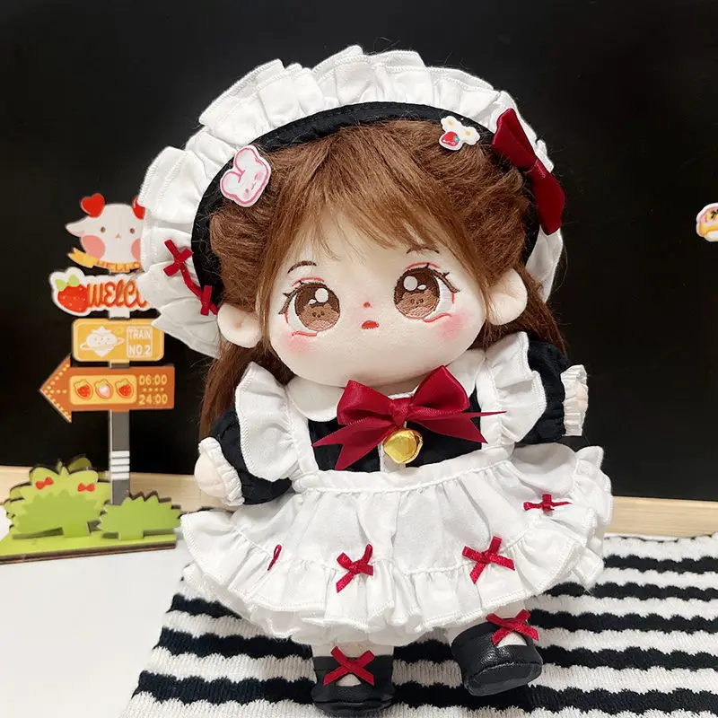 20cm baby dress cute bell bow maid dress sub-set cotton doll doll costume change
20cm baby dress cute bell bow maid dress sub-set cotton doll doll costume change