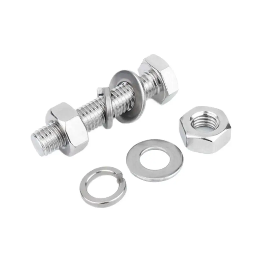 Flat Washer Hex Bolt Spring Nut Round Head Hexagon Head Screw Square Neck Flange Nut 304 Stainless Steel Screw Metal Working
Flat Washer Hex Bolt Spring Nut Round Head Hexagon Head Screw Square Neck Flange Nut 304 Stainless Steel Screw Metal Working