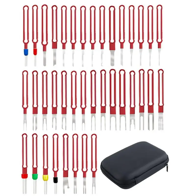 Depinning Tool Kit Automotive High Strength Terminal Ejector Kit Electrical Pin Removal Tool Kit Sturdy Automotive Terminal Pin
Depinning Tool Kit Automotive High Strength Terminal Ejector Kit Electrical Pin Removal Tool Kit Sturdy Automotive Terminal Pin