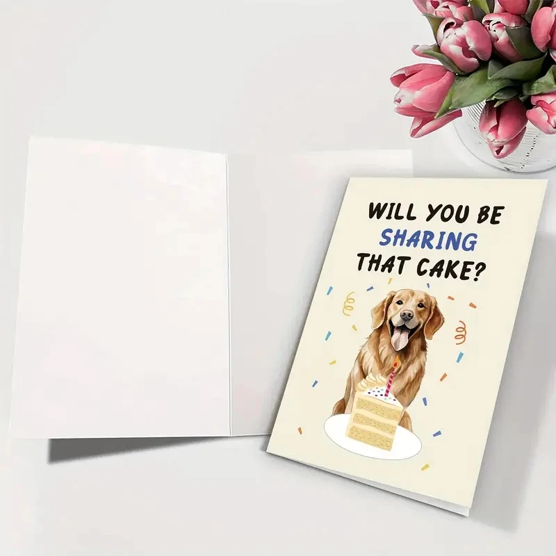 Funny dog birthday card happy greeting card family holiday celebration color creative message red envelope cartoon gift card
Funny dog birthday card happy greeting card family holiday celebration color creative message red envelope cartoon gift card