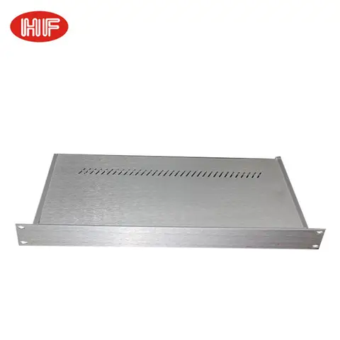 1U 19" Rack Mount Aluminum Enclosure 200/250/300mm Depth Sandblasted Brushed Rackmount Case Electronic Distribution Chassis