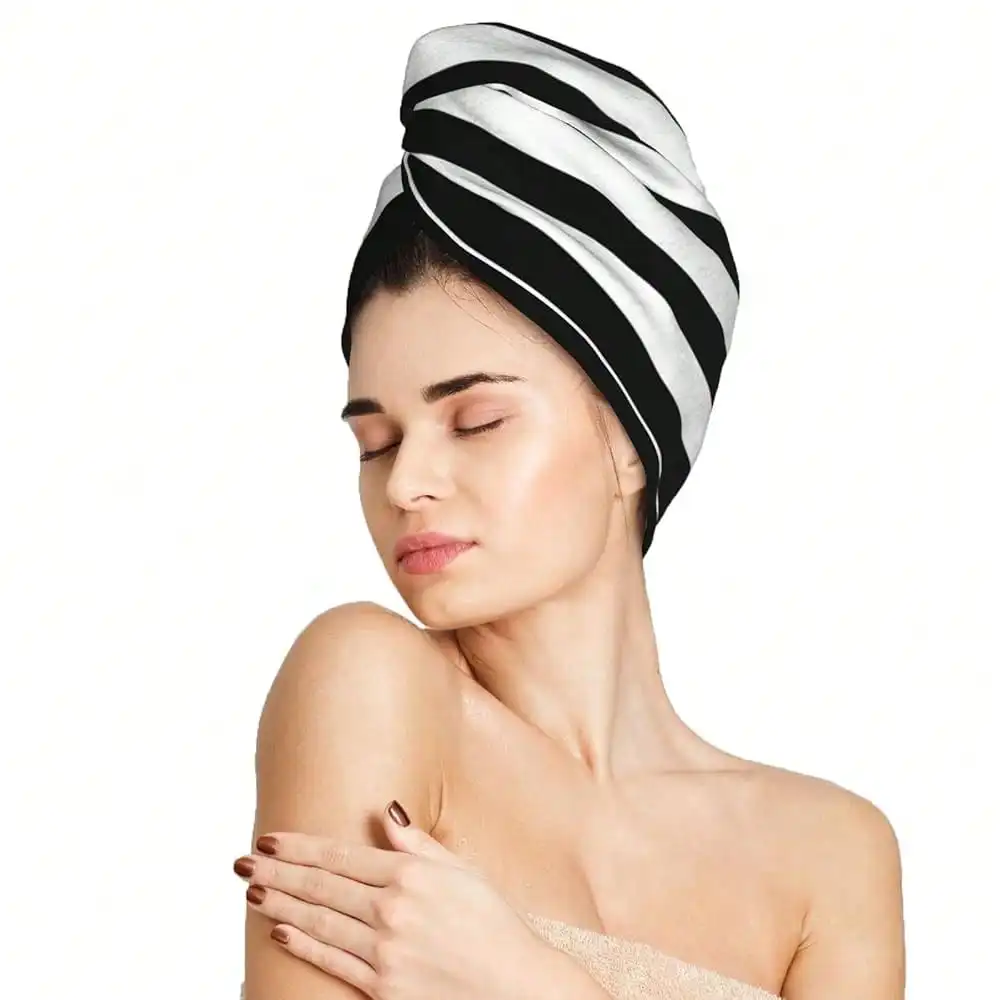 Tropical Flowers Hair Towel Wrap Microfiber Fast Drying Hair Turban With Buttons For Women Drying Curly, Long & Thick Hair,TropicalFlowers
Tropical Flowers Hair Towel Wrap Microfiber Fast Drying Hair Turban With Buttons For Women Drying Curly, Long & Thick Hair,TropicalFlowers