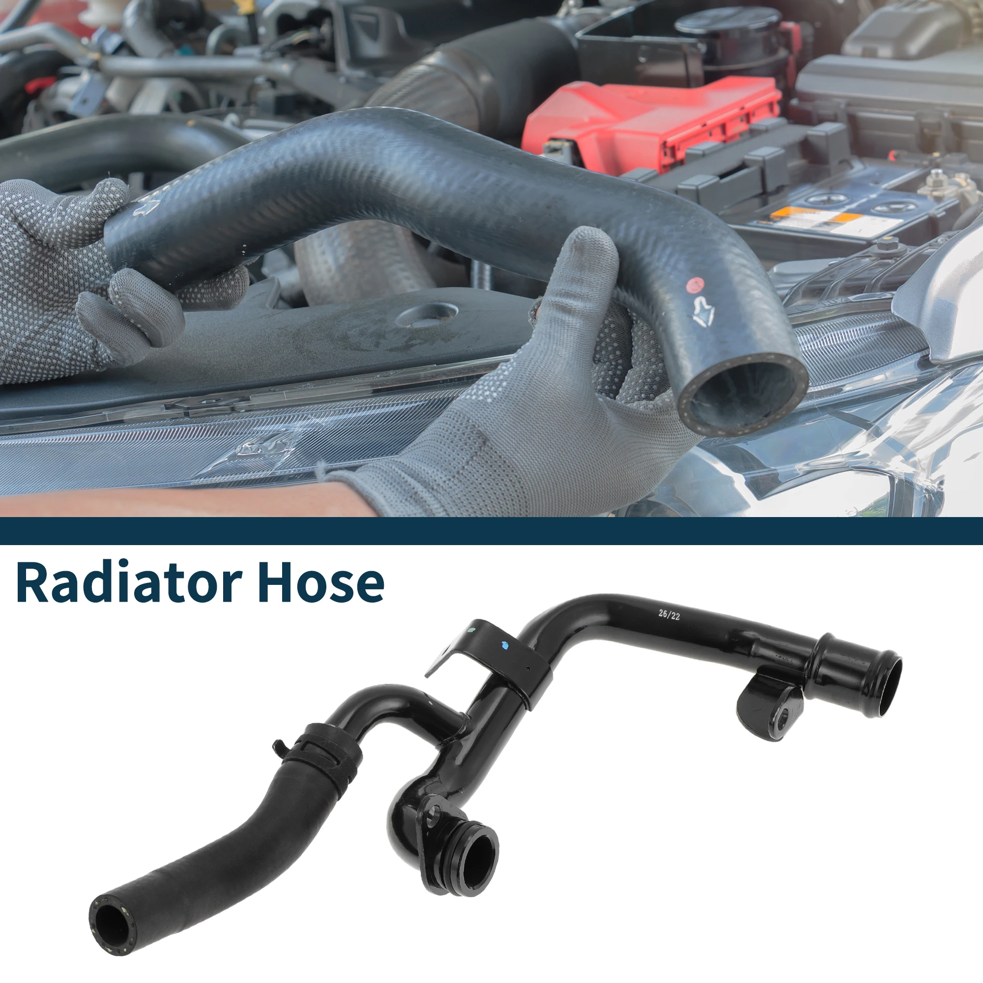 UXCELL Radiator Hose Heater Hose No.06J121065H for Volkswagen Eos 2009-2016 2.0T Black Iron 1 Pc Coolant Pipe Good Sealing
UXCELL Radiator Hose Heater Hose No.06J121065H for Volkswagen Eos 2009-2016 2.0T Black Iron 1 Pc Coolant Pipe Good Sealing