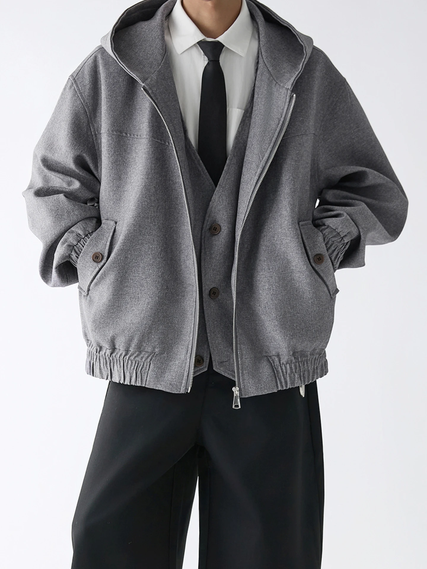 Goku Has Goods Ретро cy Sle Тяжелая куртка с капюшоном Свободное повседневное пальто высокого класса Молодежное пальто из полиэфирного волокна
Goku Has Goods Ретро cy Sle Тяжелая куртка с капюшоном Свободное повседневное пальто высокого класса Молодежное пальто из полиэфирного волокна