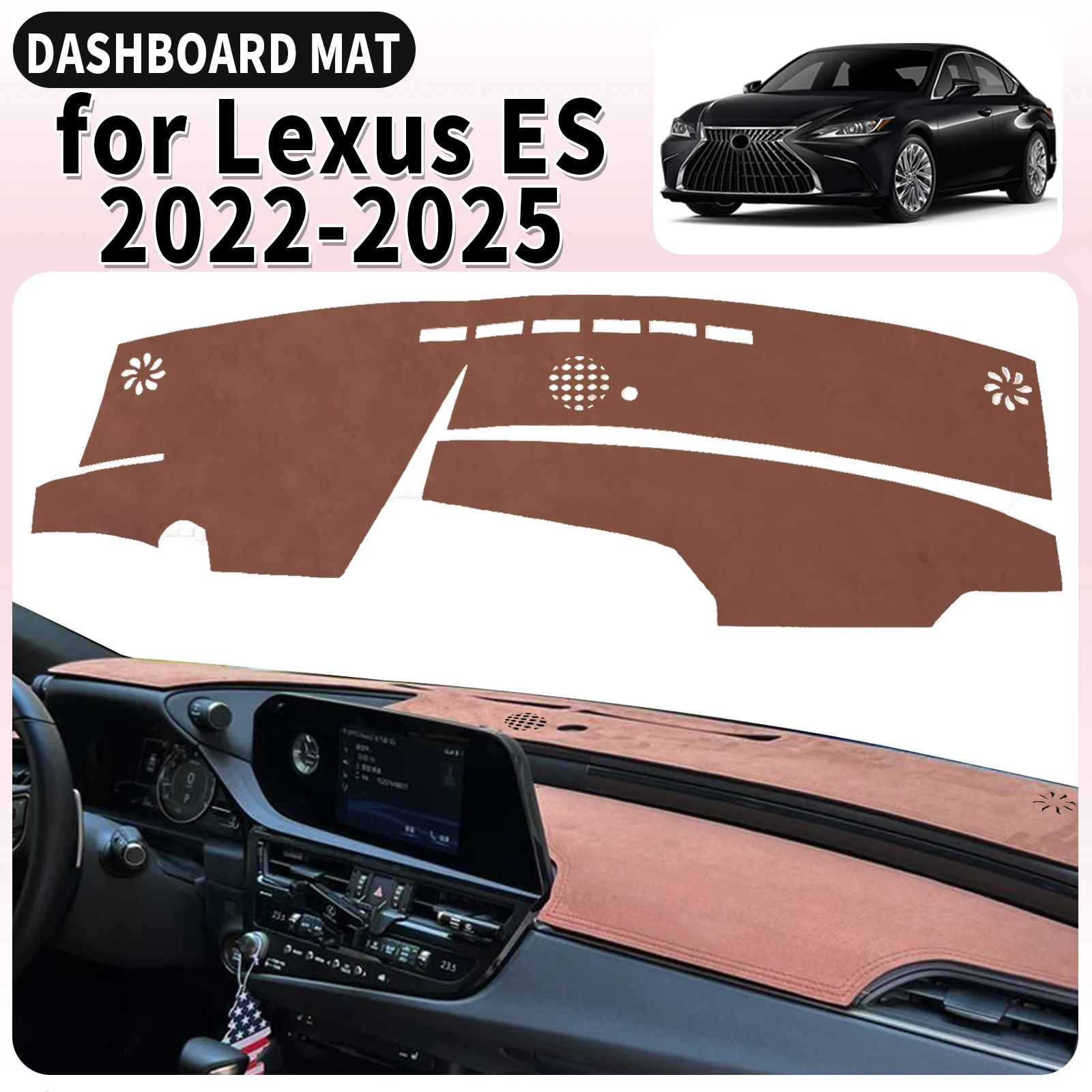 fit for Lexus ES 2025-2022 ES300h ES200 ES260 ES350 Dashmat Dashboard Cover Pad Accessories DashMat Sunshade Protective Carpet
fit for Lexus ES 2025-2022 ES300h ES200 ES260 ES350 Dashmat Dashboard Cover Pad Accessories DashMat Sunshade Protective Carpet