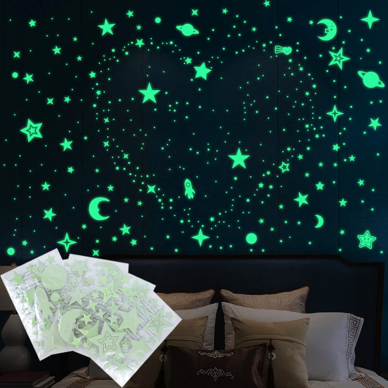 3D Luminous Star Moon Planet Dot Wall Sticker Fluorescent Glow in the Dark Wall Decal For Kids Bedroom Living Room Home Decor
3D Luminous Star Moon Planet Dot Wall Sticker Fluorescent Glow in the Dark Wall Decal For Kids Bedroom Living Room Home Decor