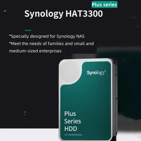 Synology NAS disco rígido SATA3.0 7200rpm 256MB 512MB Cache SATA 6.0G/s 3,5 polegadas SATA HDD HAT3310 2TB 4T 6TB 8TB 12TB 16TB NOVO