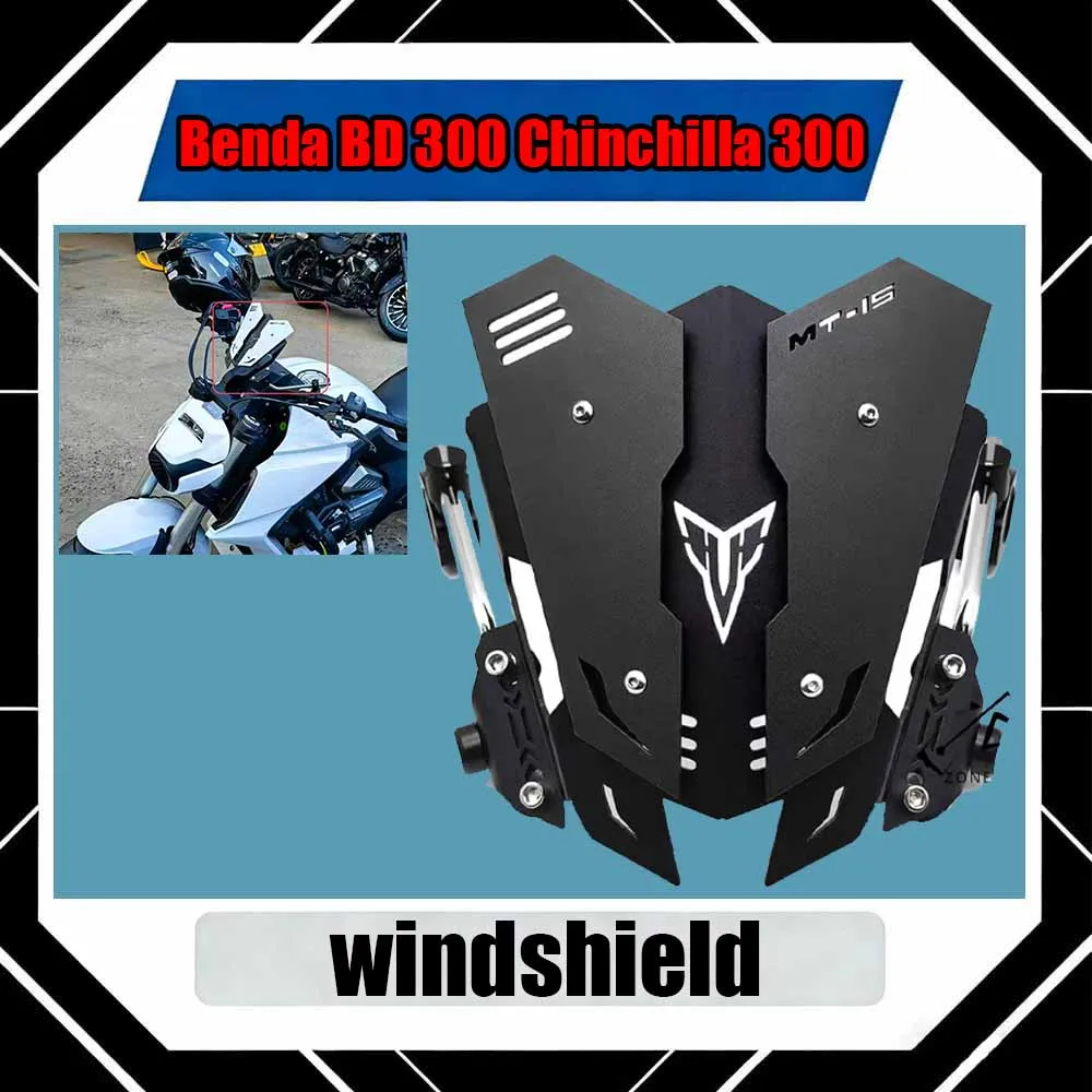 For Benda BD 300 Chinchilla 300 Universal aluminum alloy windshield for motorcycle
For Benda BD 300 Chinchilla 300 Universal aluminum alloy windshield for motorcycle