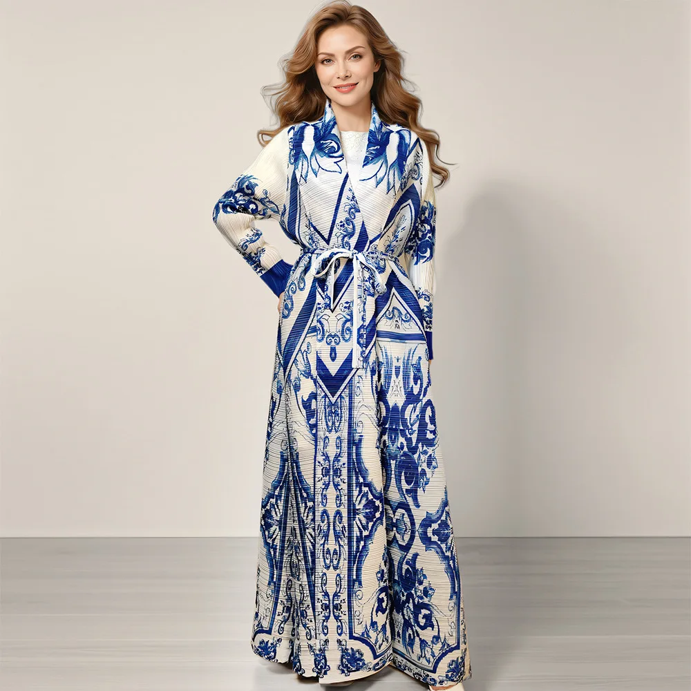 Wrinkled Robe 2025 New Spring and Autumn Explosive Long Coat Coat Cloak Printed Women's Arab Elegant Temperament Casual Robe
Wrinkled Robe 2025 New Spring and Autumn Explosive Long Coat Coat Cloak Printed Women's Arab Elegant Temperament Casual Robe