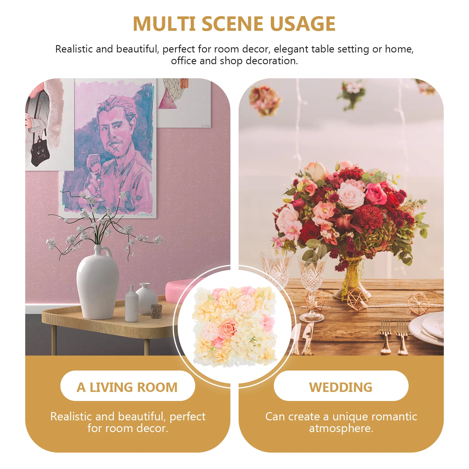 Artificial Flower Panel Rose Wall Decorative Blossom Background Wedding Decoration Indoor Photo Studio Background Realistic
Artificial Flower Panel Rose Wall Decorative Blossom Background Wedding Decoration Indoor Photo Studio Background Realistic