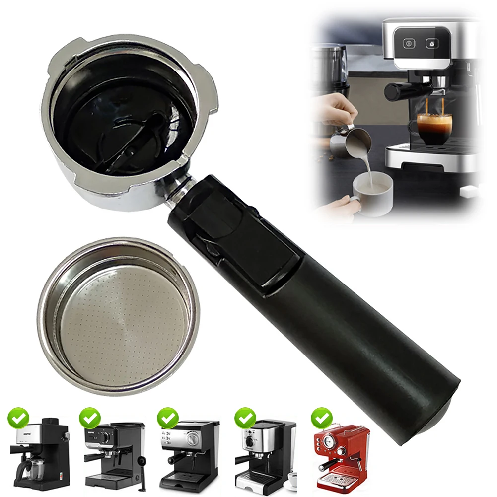 51mm Coffee Portafilter Stainless Steel Coffee Machine Portafilter Basket Filter Espresso Tool Coffee Accessories
51mm Coffee Portafilter Stainless Steel Coffee Machine Portafilter Basket Filter Espresso Tool Coffee Accessories