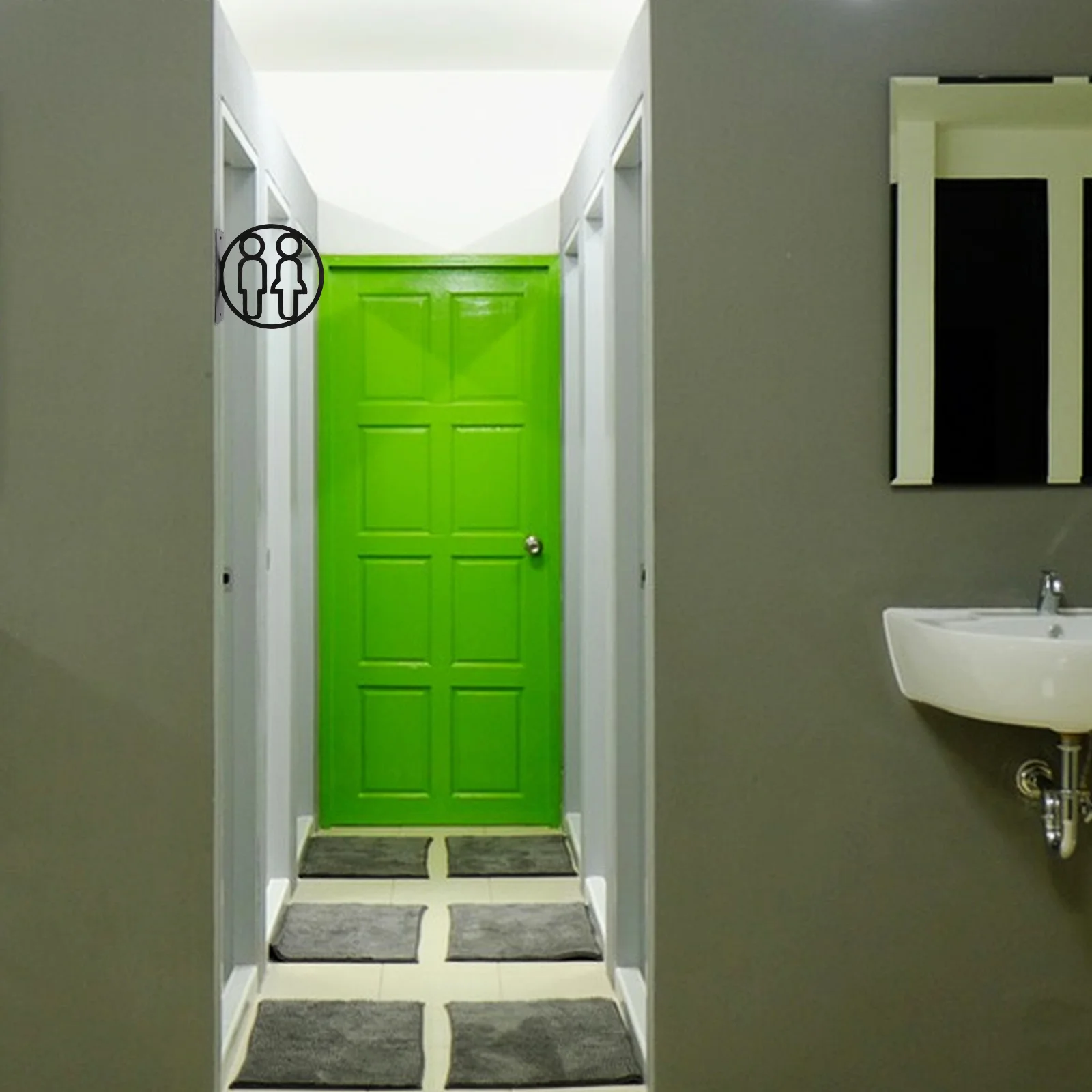 Restroom Sign Acrylic Double Sided Men Women Toilet Door Indicator For Business Washroom Bathroom Direction Sign
Restroom Sign Acrylic Double Sided Men Women Toilet Door Indicator For Business Washroom Bathroom Direction Sign