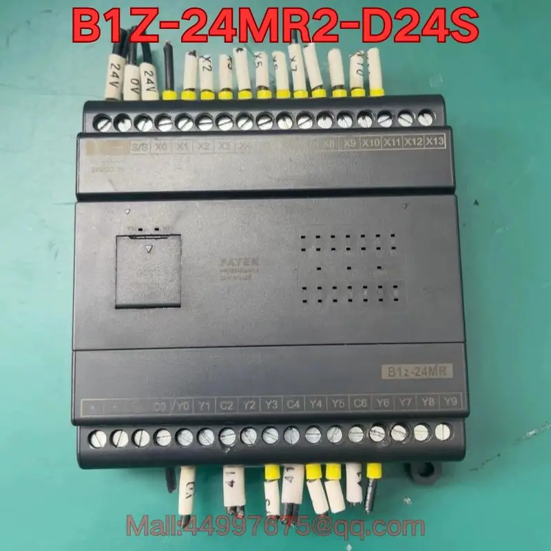 Second-hand B1Z-24MR2-D24S PLC controller functional test is normal
Second-hand B1Z-24MR2-D24S PLC controller functional test is normal