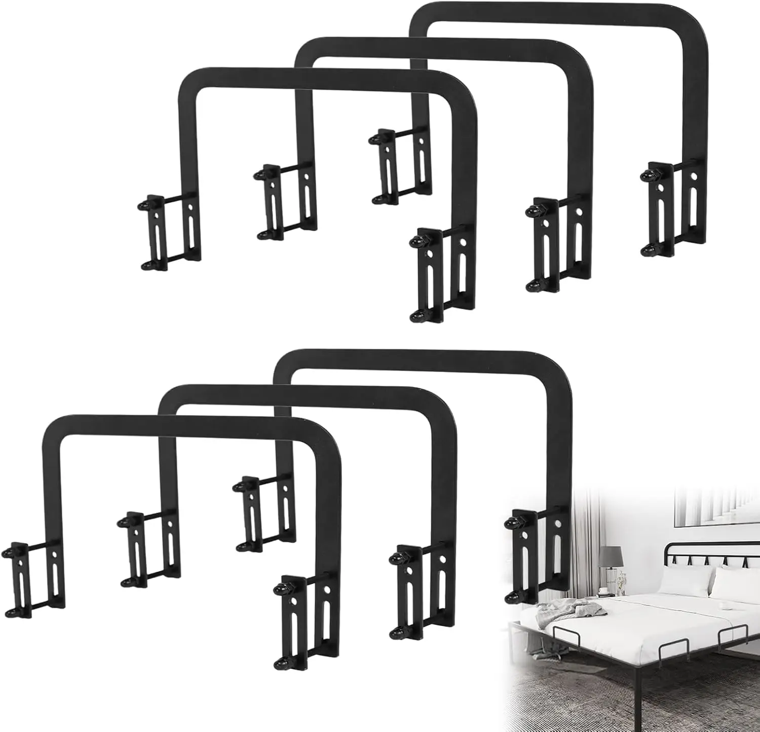 Mattr Retainer Bar Keep Bed Stopper From Sliding, Non Slip Mattr Gripper Gaskets Holder In Place For Metal Bed Frame - 6
Mattr Retainer Bar Keep Bed Stopper From Sliding, Non Slip Mattr Gripper Gaskets Holder In Place For Metal Bed Frame - 6